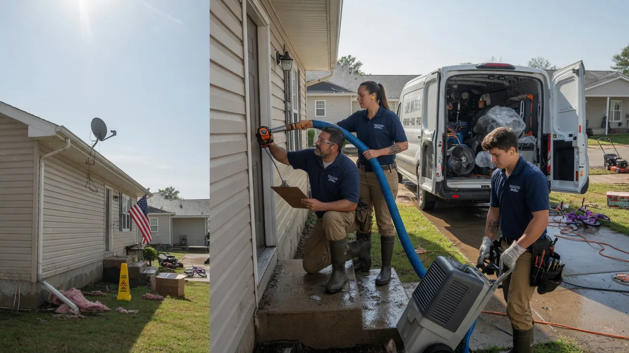 Ceiling Water Damage Restoration in Guilford, MO near me